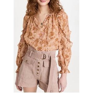 Ulla Johnson Manet Blouse in Meadow Size 0